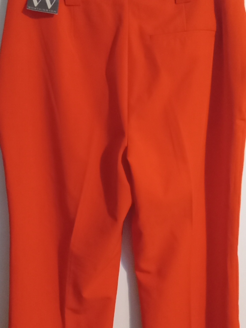 Worthington Bright Orange Straight Leg Dress Pants - Picture 4 of 6